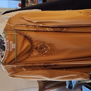 Silhouettes 3 Piece Beaded Pant Suit